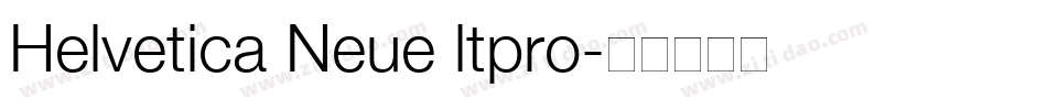 Helvetica Neue ltpro字体转换